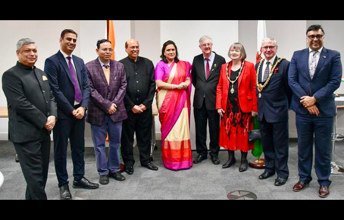 Wales first minister joins Diwali celebrations, inaugurates Namami Gange exhibition
