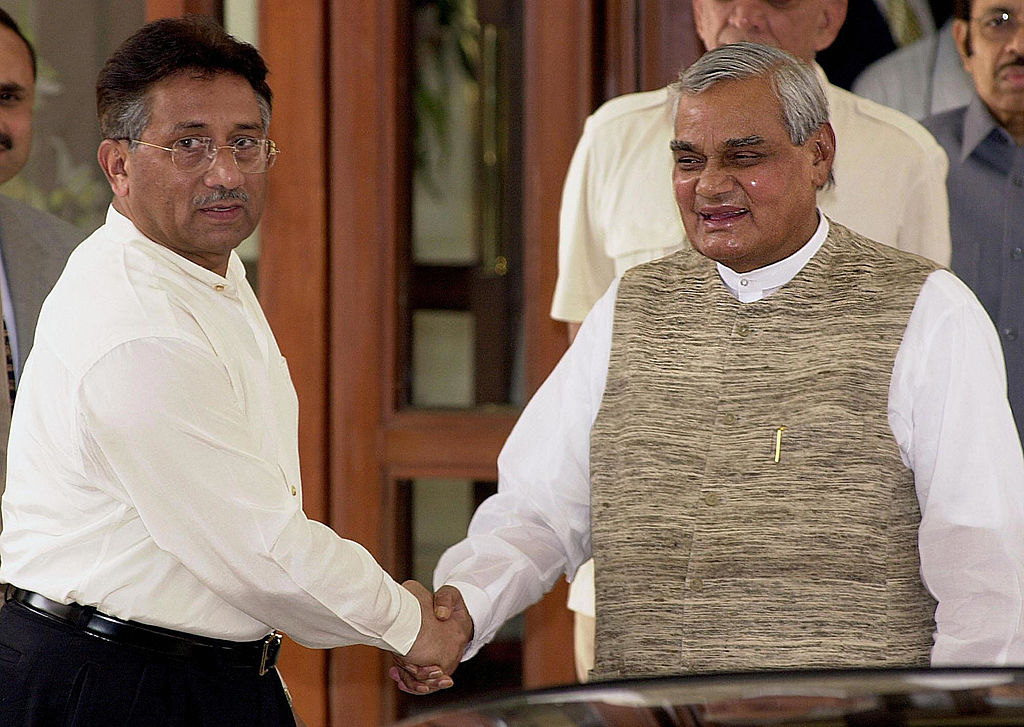 Pervez Musharraf and Atal Bihari Vajpayee