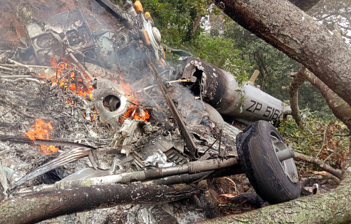 Bipin Rawat helicopter remains