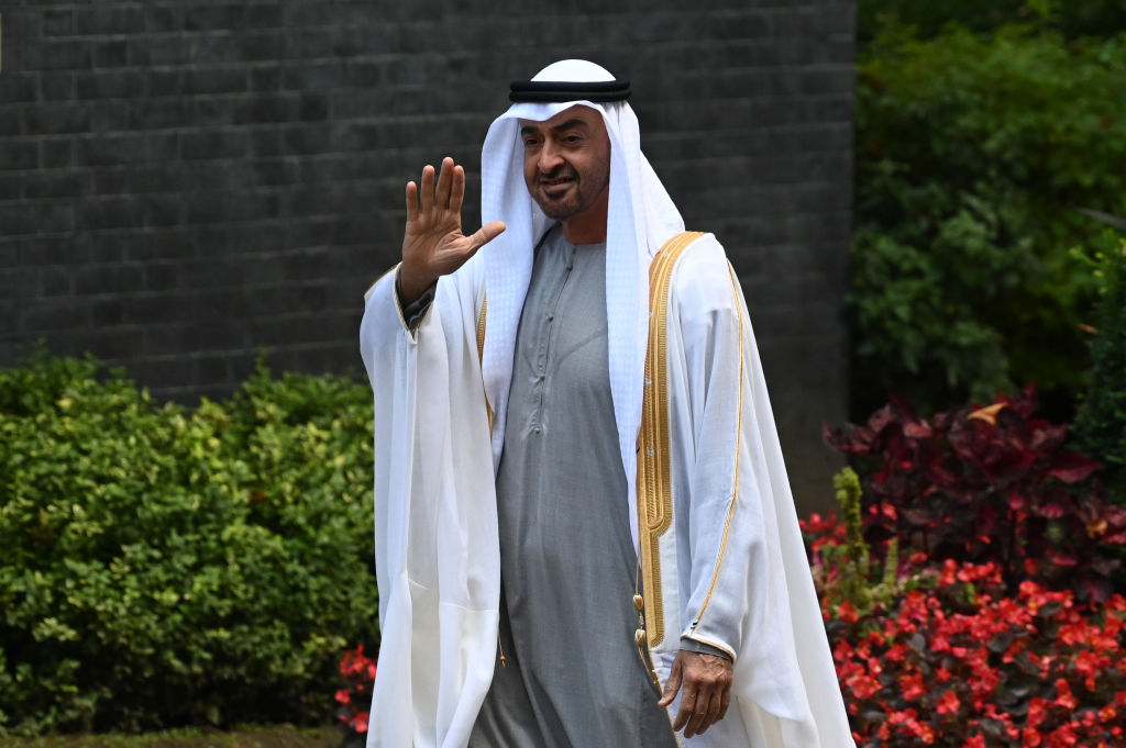 UAE president Mohamed bin Zayed Al Nahyan