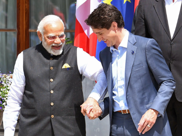 Narendra Modi and Justin Trudeau