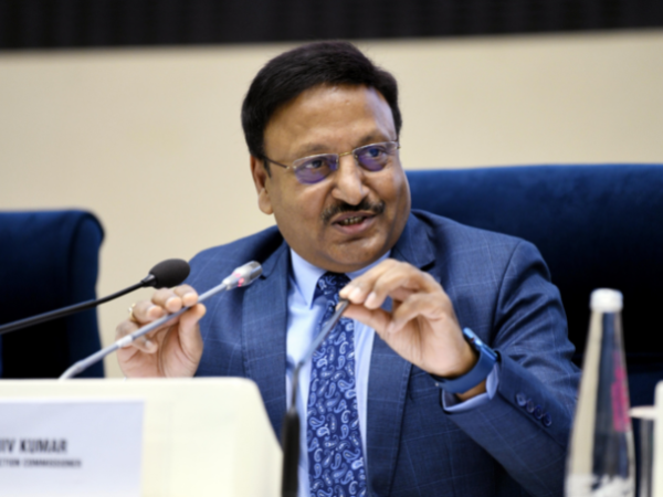 India's chief election commissioner Rajiv Kumar