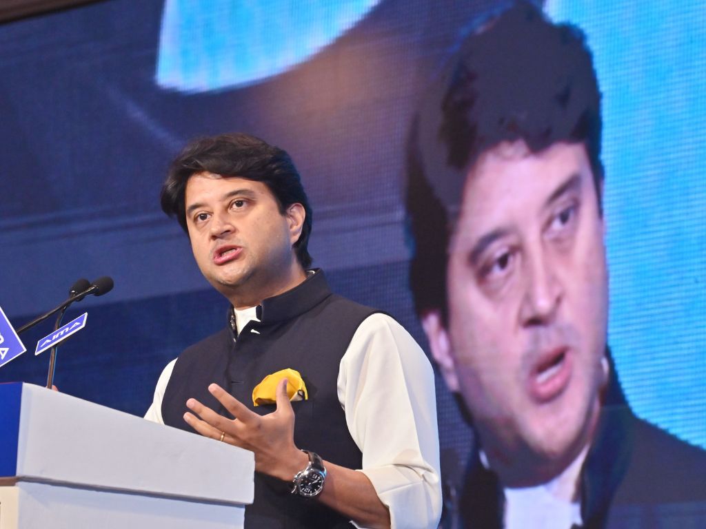 India civil aviation minister Jyotiraditya Scindia