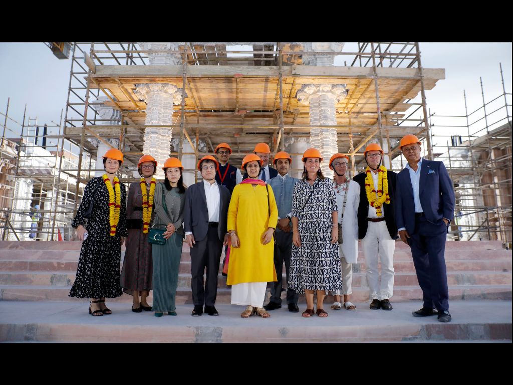 Ambassadors from over 30 nations visit BAPS Swaminarayan Hindu Mandir in Abu Dhabi