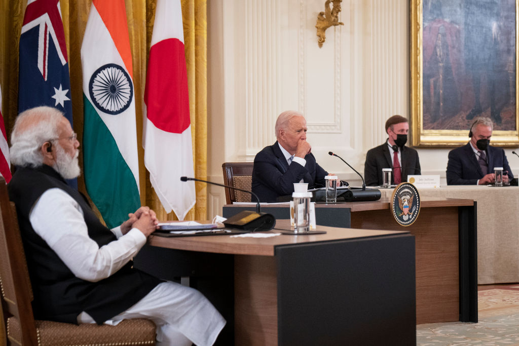 Indian PM Modi in US 2021 for Quad summit