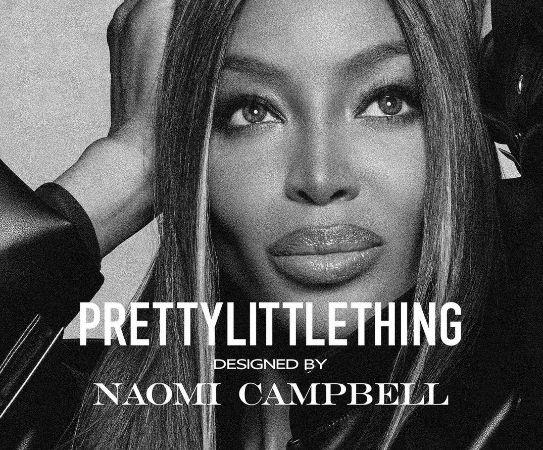 Naomi Campbell showcases fast fashion collection with PrettyLittleThing