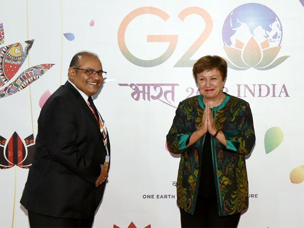 IMF chief Kristalina Georgieva reaches India for the G20 summit in New Delhi
