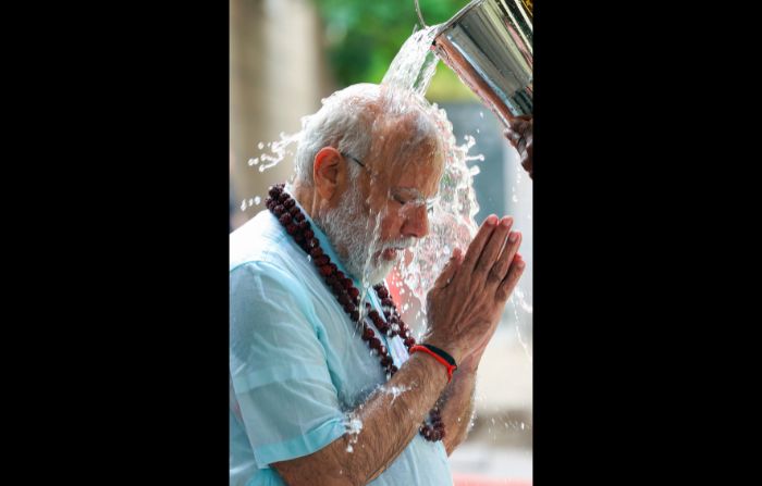 Indian PM Narendra Modi in Tamil Nadu ahead of Ram temple inauguration