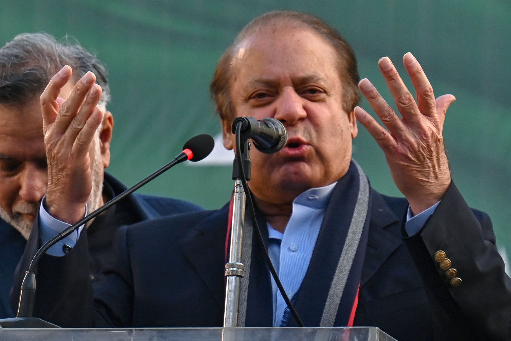 Former Pakistan prime minister Nawaz Sharif