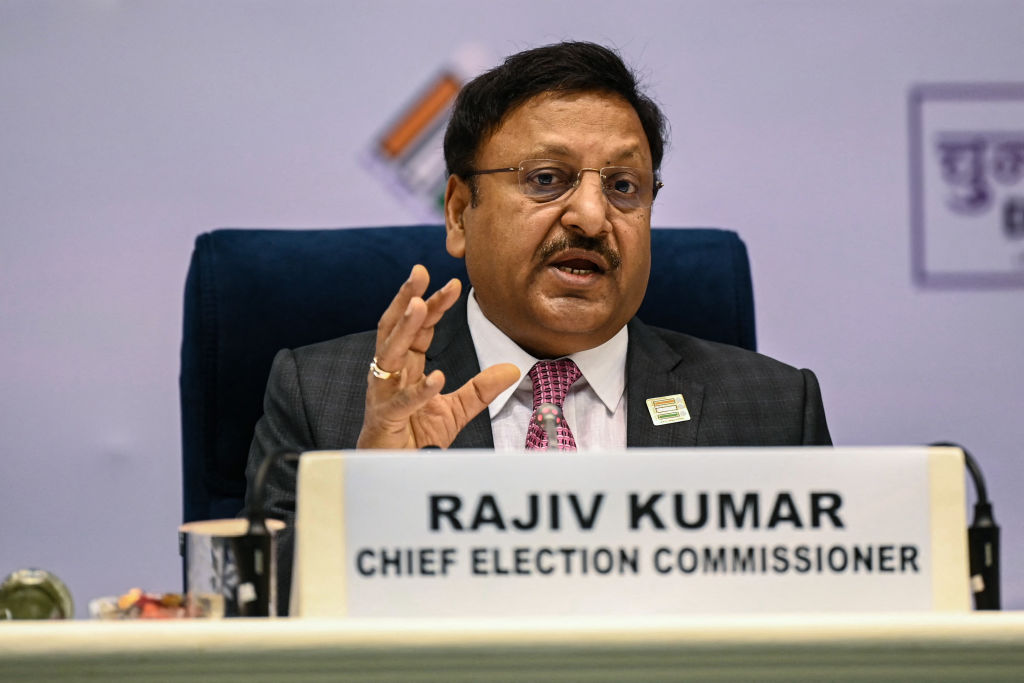 India chief election commissioner Rajiv Kumar
