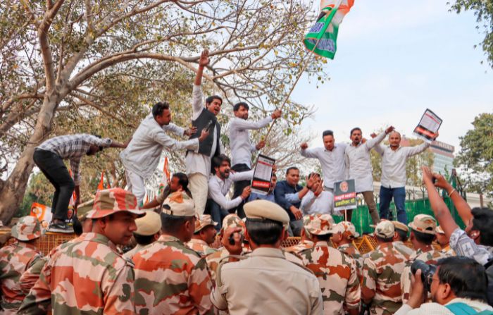 Protest against electoral bonds