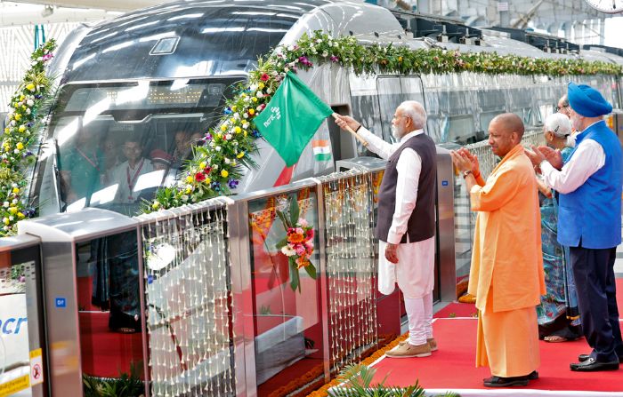Modi inaugurates RapidX train in Uttar Pradesh