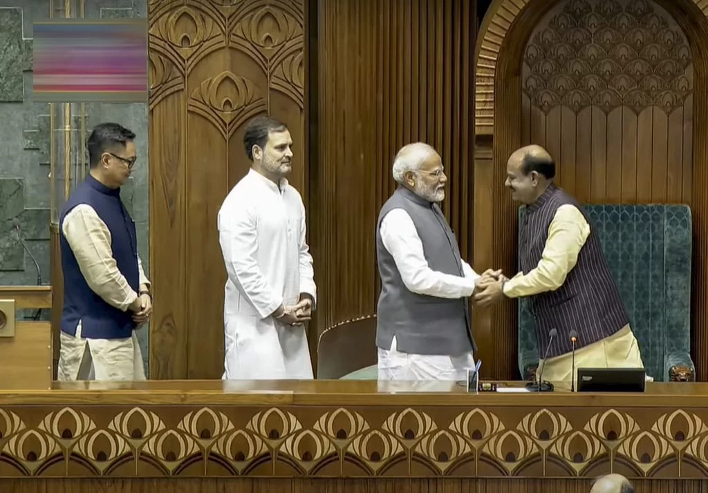 Top leaders meet Om Birla, speaker of India's new Lok Sabha