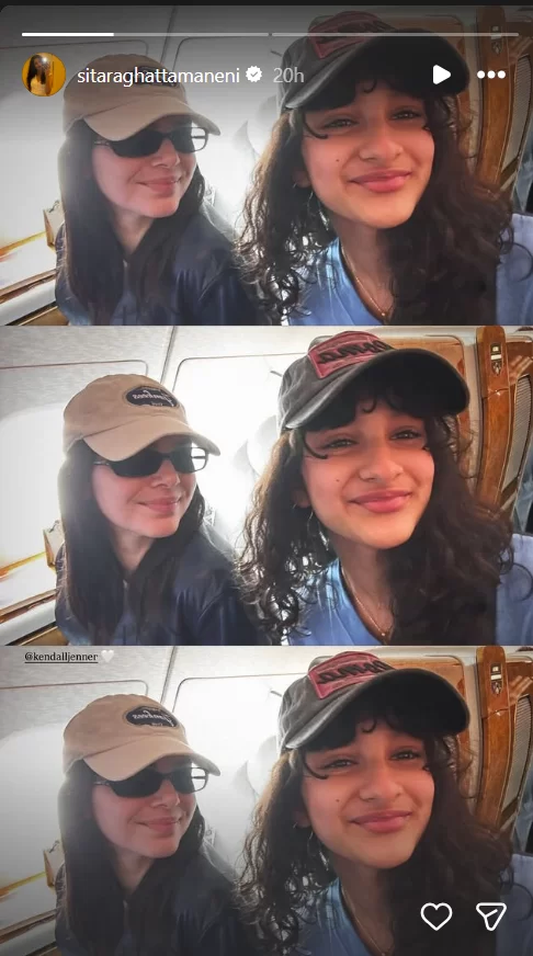 Mahesh Babu's daughter Sitara Ghattamaneni clicks selfie with Kendall Jenner during Italy vacation